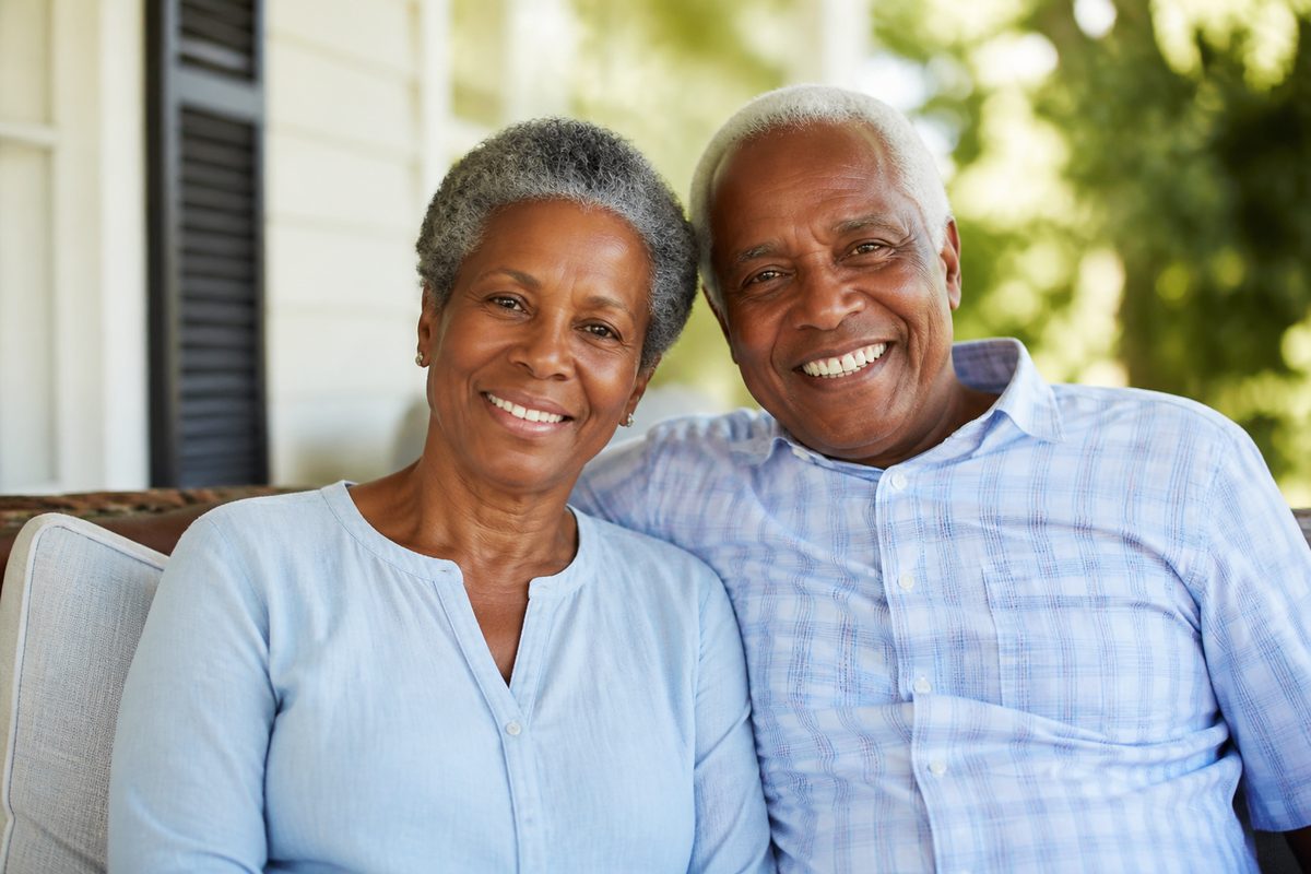 Happy older couple representing Medicare coverage